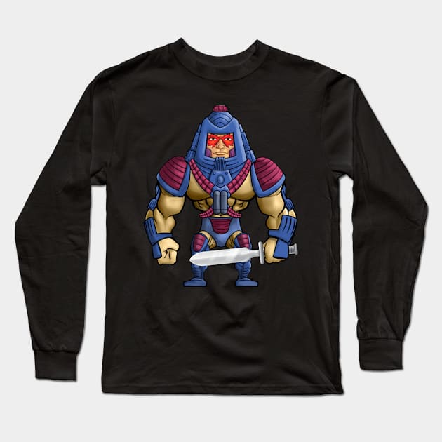 Man-E-Faces Long Sleeve T-Shirt by EMBoyd ART